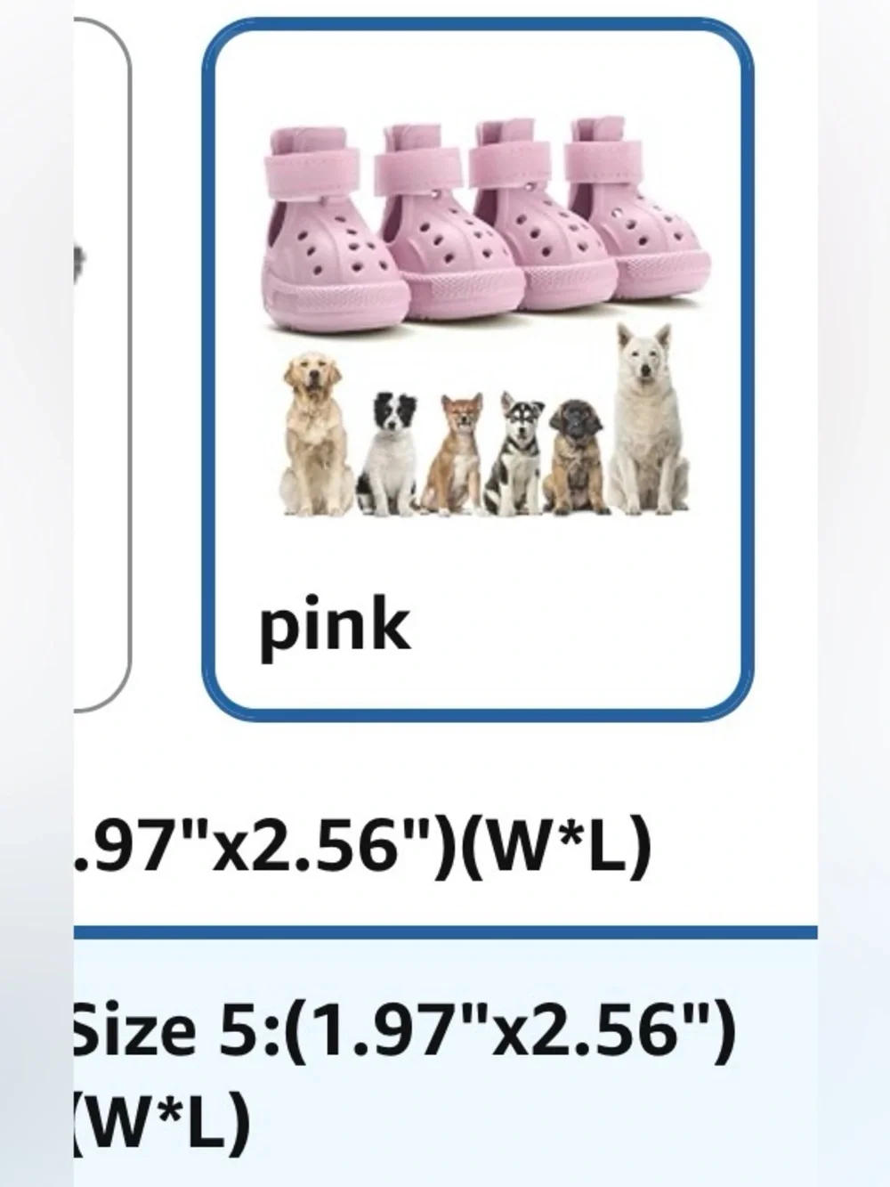 Pink Dog Boots with Adjustable Strap - Brand